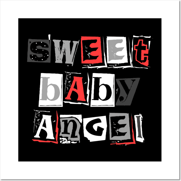 Sweet Baby Angel Wall Art by BasicBeach